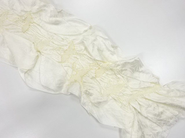 JAPANESE KIMONO / OBIAGE / SILK / SHIBORI